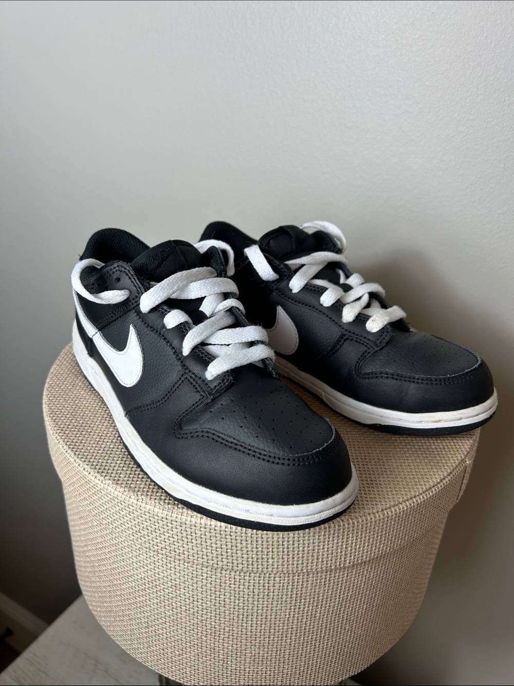 Nike Dunk Low Black Panda PS Sneakers  3 Y Regular/Kids